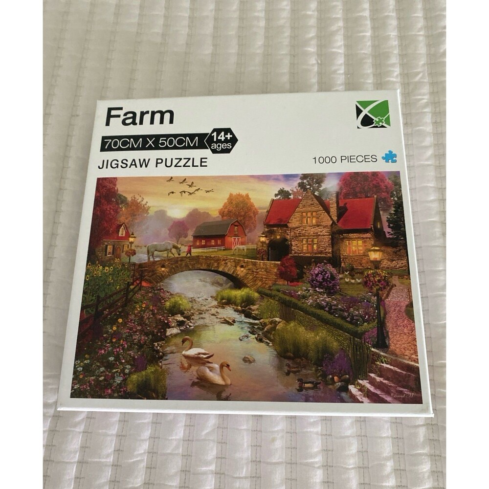 Farm 1000-Piece Jigsaw Puzzle 2.3FT X 1.6FT
